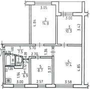 Продам 4 ком. кв.,  ул. Фруктовая,  33 (Металлург)